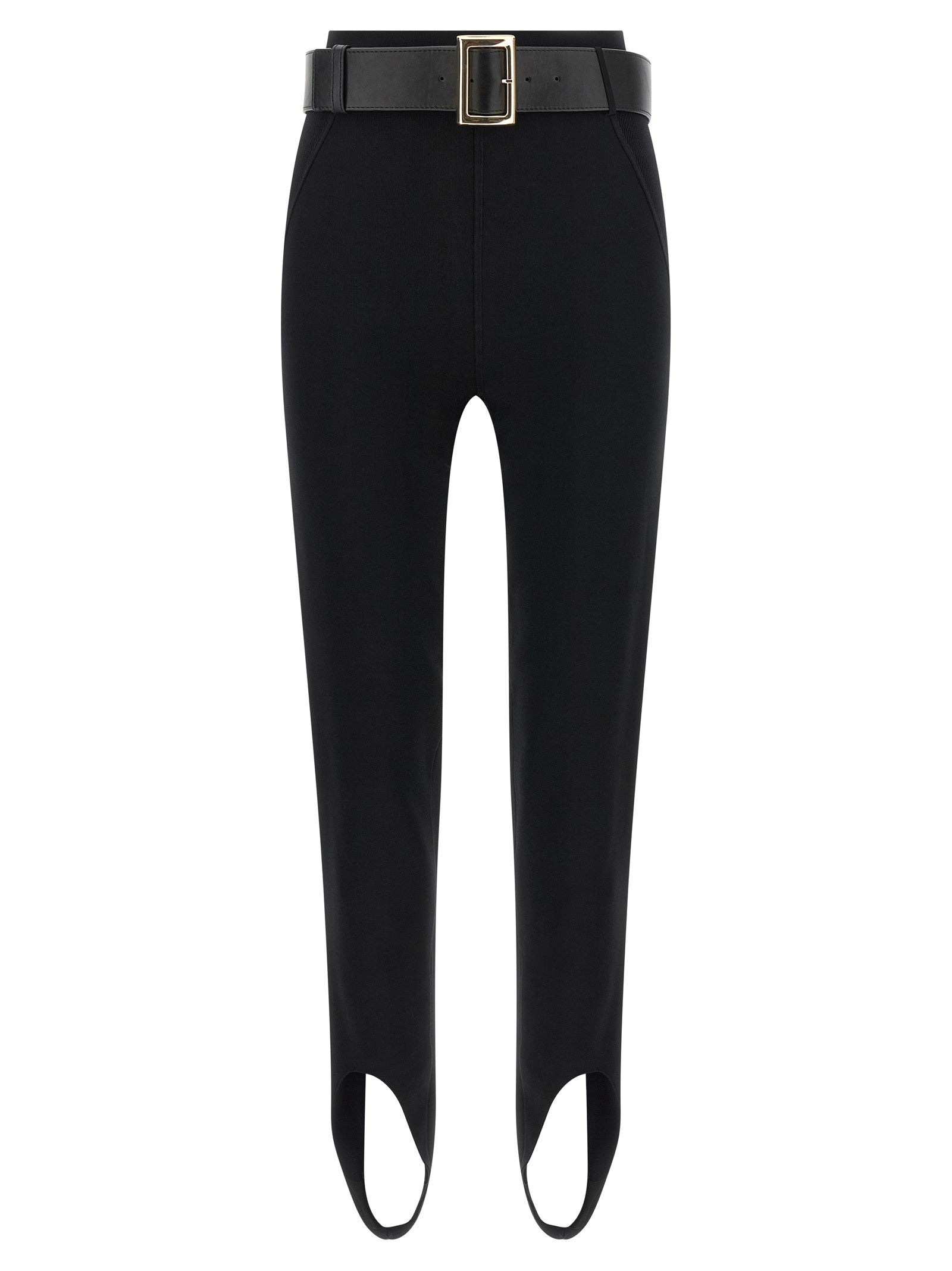 self-portrait Women's Stretch Viscose Blend Leggings Black