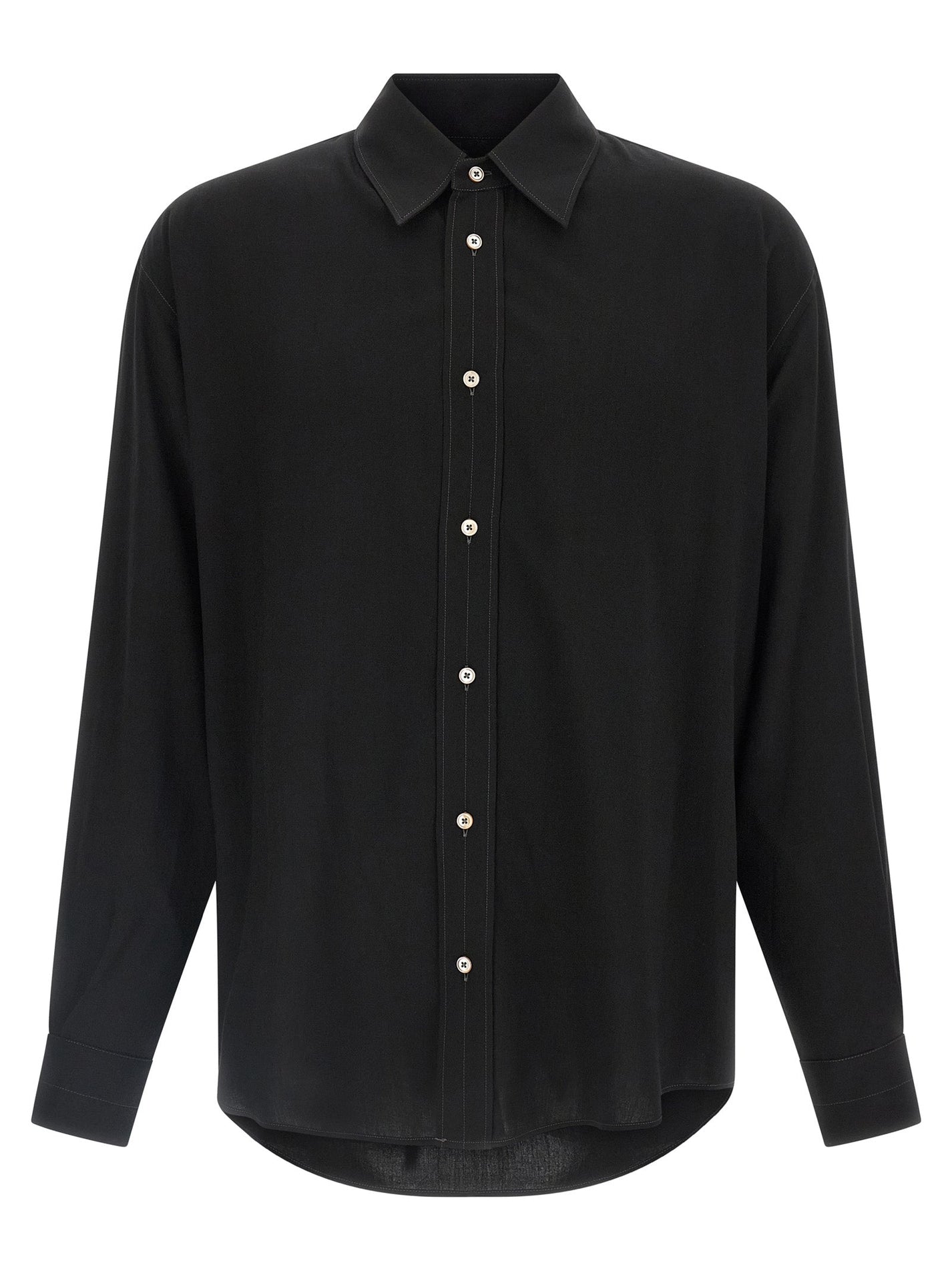 LEMAIRE - LEMAIRE - Viscose wool shirt - Men’s Tops
