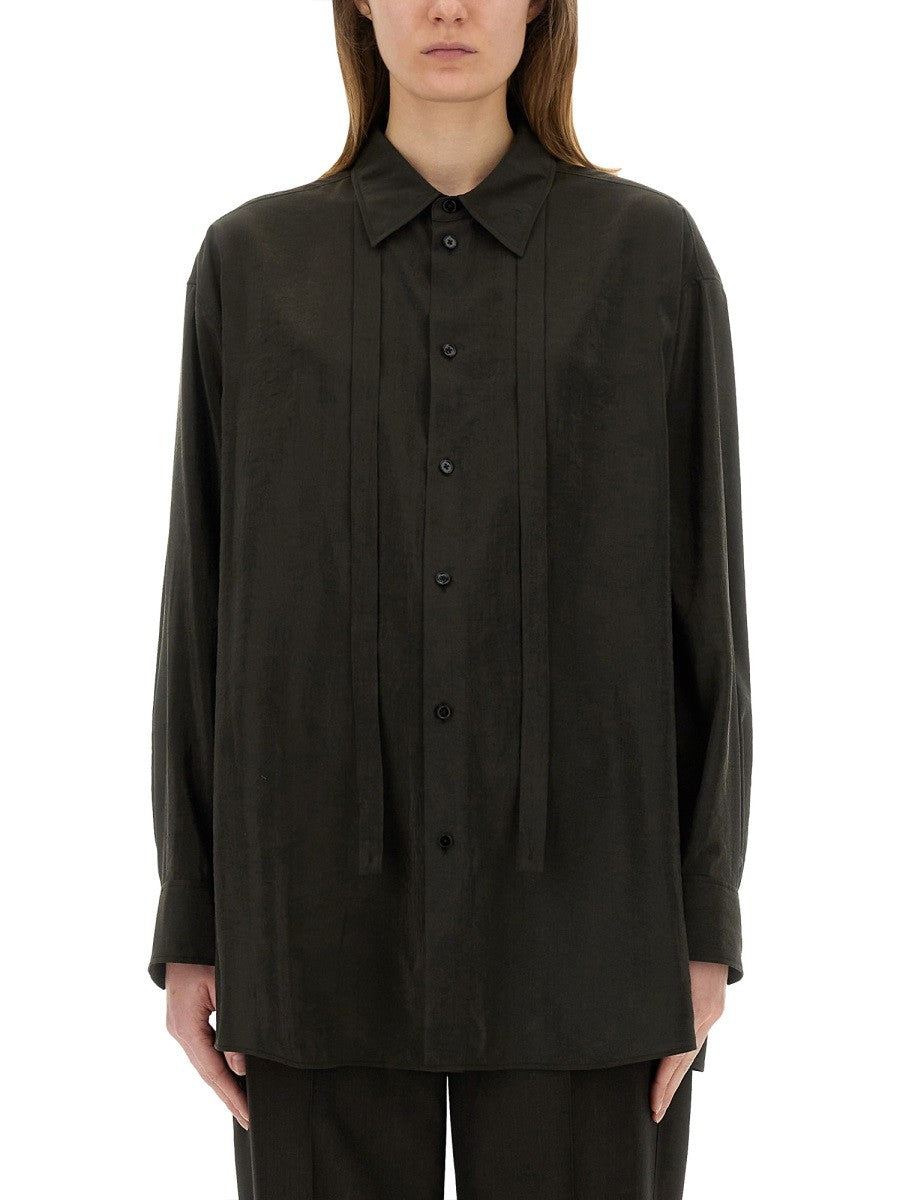 LEMAIRE - Lemaire Long Shirt With Tie - Woman-&gt;Clothing-&gt;shirts