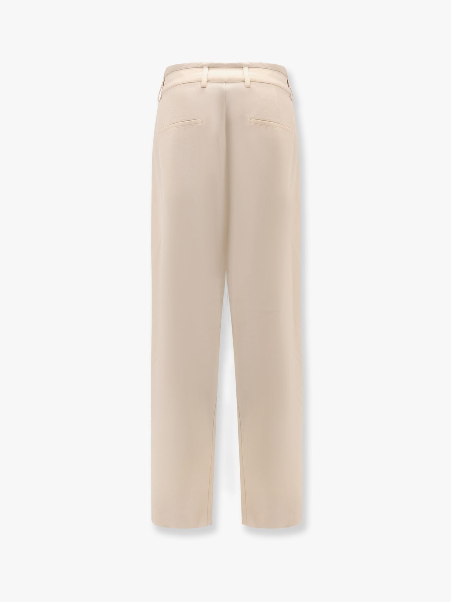 LEMAIRE - Lemaire Pleated Tailored Wool Blend Trouser - Women’s Pants