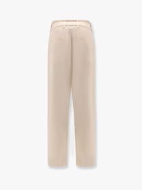 LEMAIRE - Lemaire Pleated Tailored Wool Blend Trouser - Women’s Pants