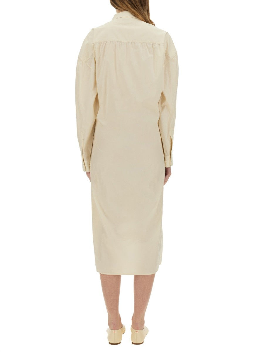 LEMAIRE - Lemaire ’Straight Collar Twisted’ Dress - Women’s Clothing