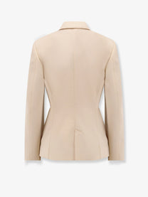 LEMAIRE - Lemaire Single Breasted Wool And Viscose Blazer - Woman-&gt;Clothing-&gt;Blazer and Gilet