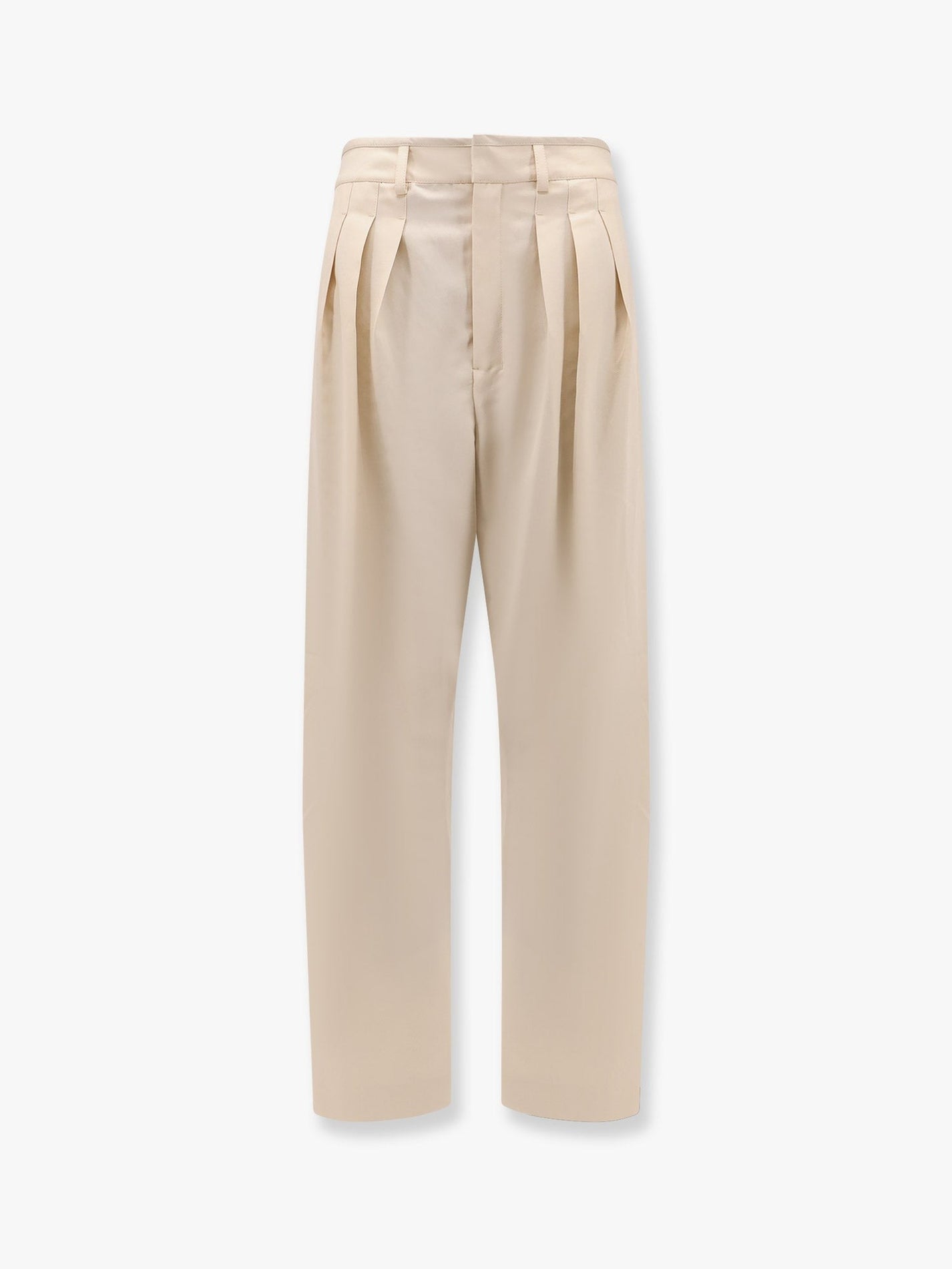 LEMAIRE - Lemaire Pleated Tailored Wool Blend Trouser - Women’s Pants