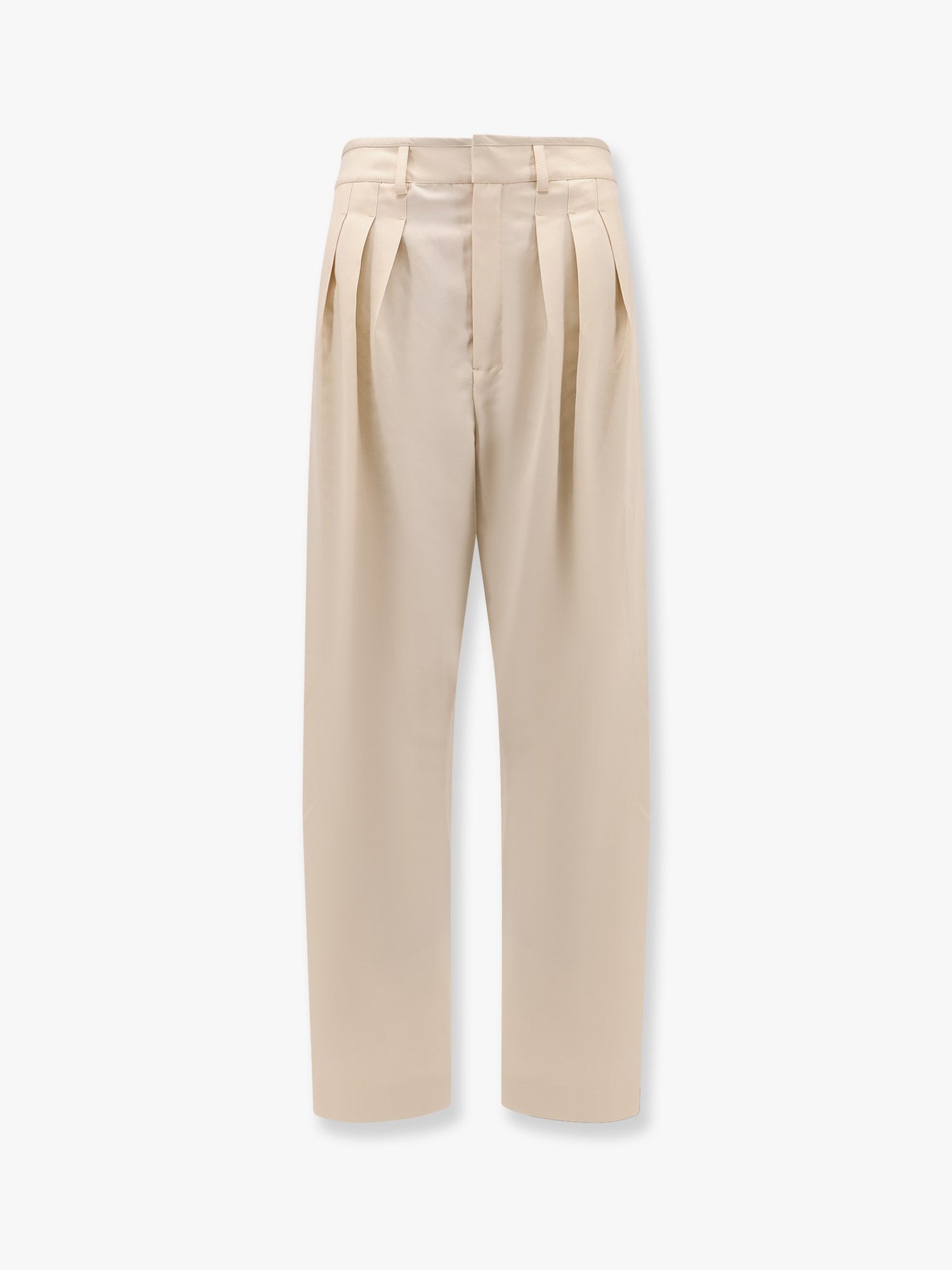 LEMAIRE - Lemaire Pleated Tailored Wool Blend Trouser - Women’s Pants