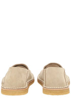 Lemaire Men's Suede Slip on Loafers Beige, view 4