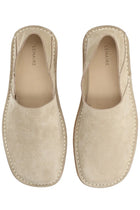 Lemaire Men's Suede Slip on Loafers Beige, view 6
