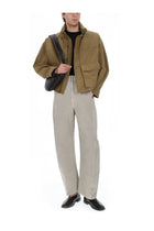 Lemaire Men's Parka Short Rain Beige, view 2
