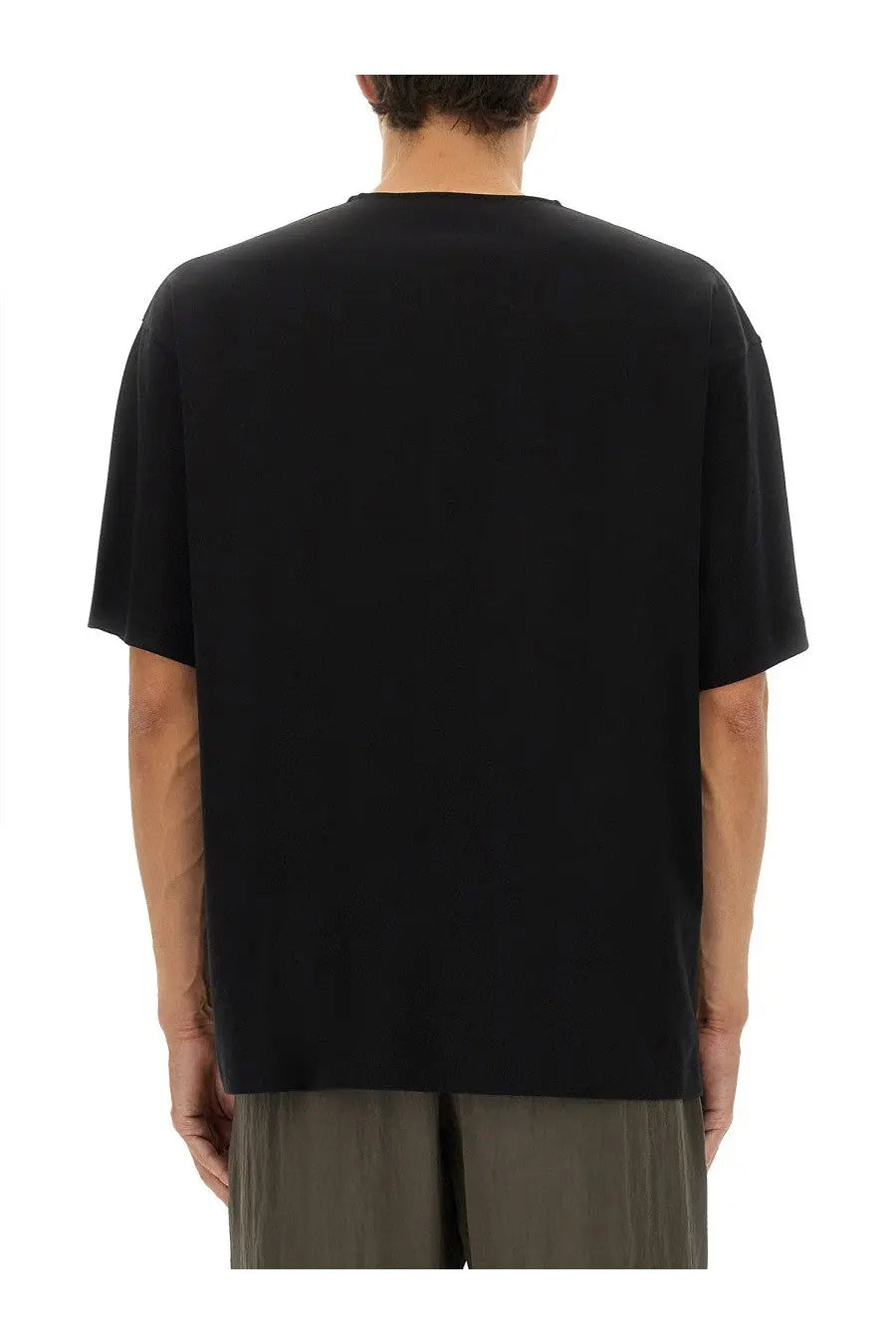 Lemaire Men's Relaxed Fit Shirt Black, view 3