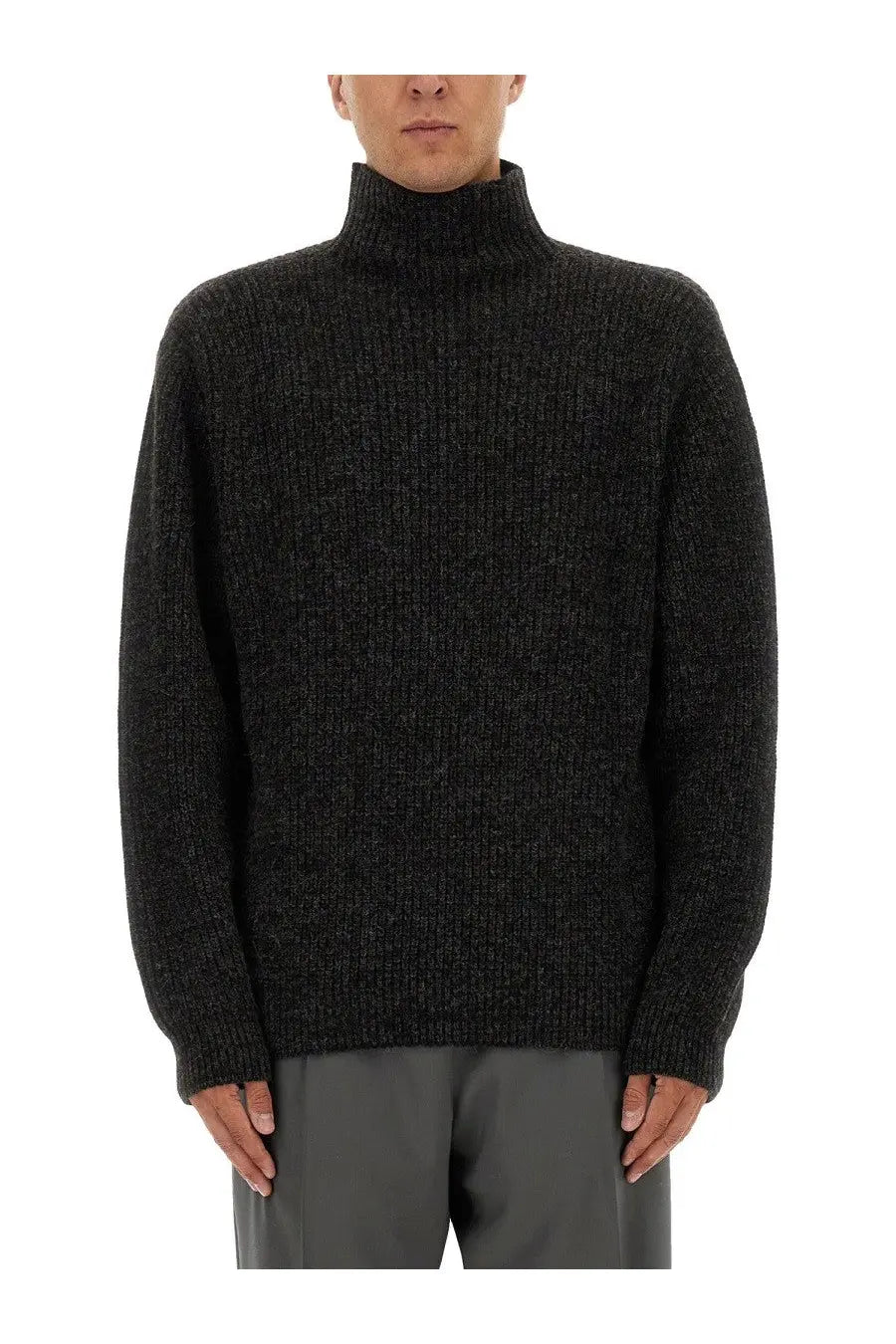 Lemaire Men's Turtleneck Sweater Black