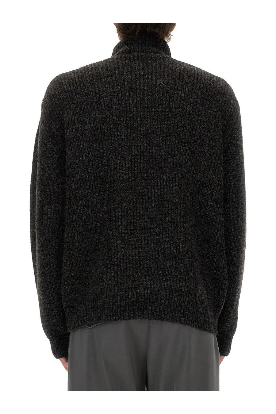 Lemaire Men's Turtleneck Sweater Black, view 3