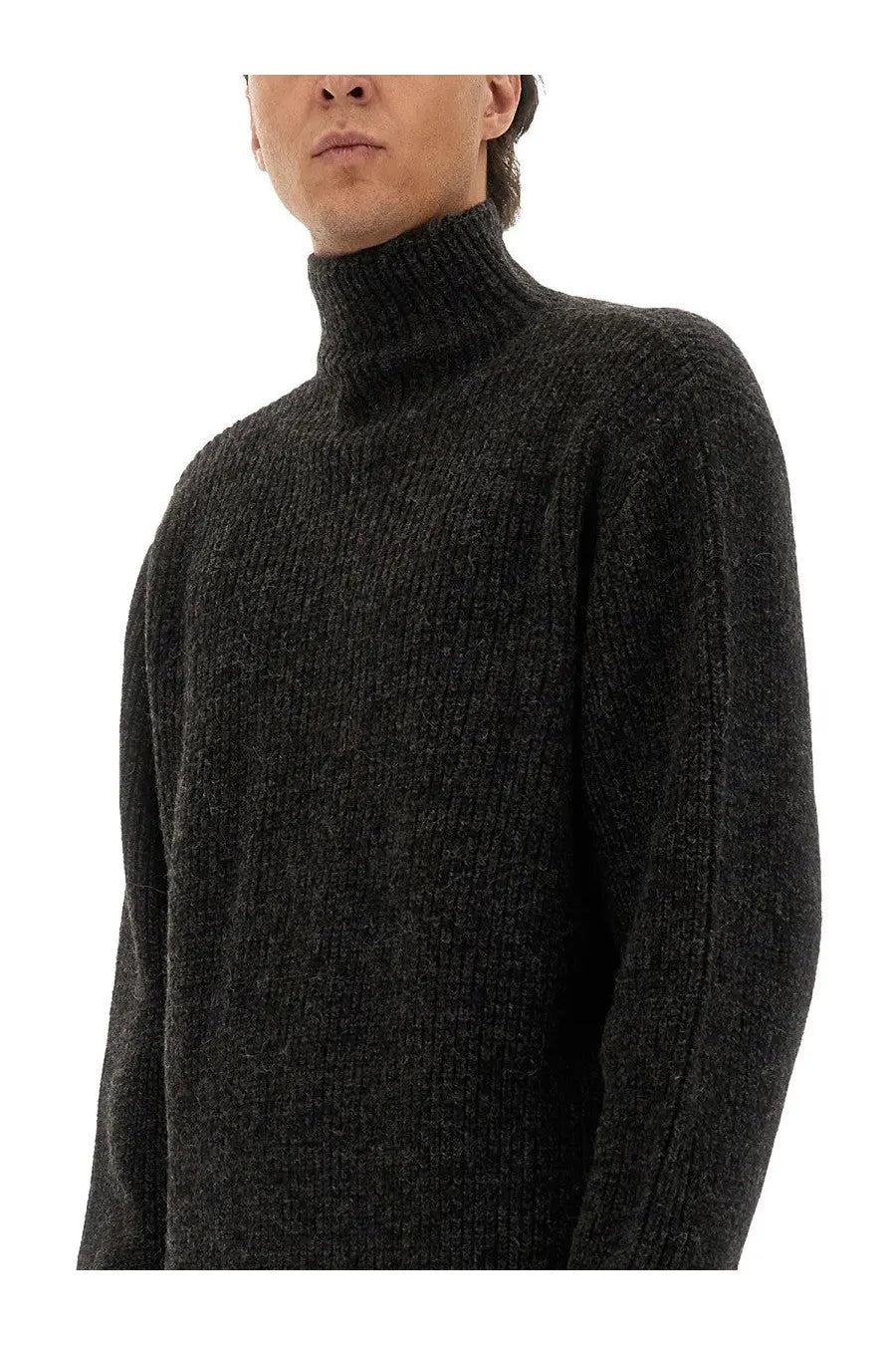 Lemaire Men's Turtleneck Sweater Black, view 4