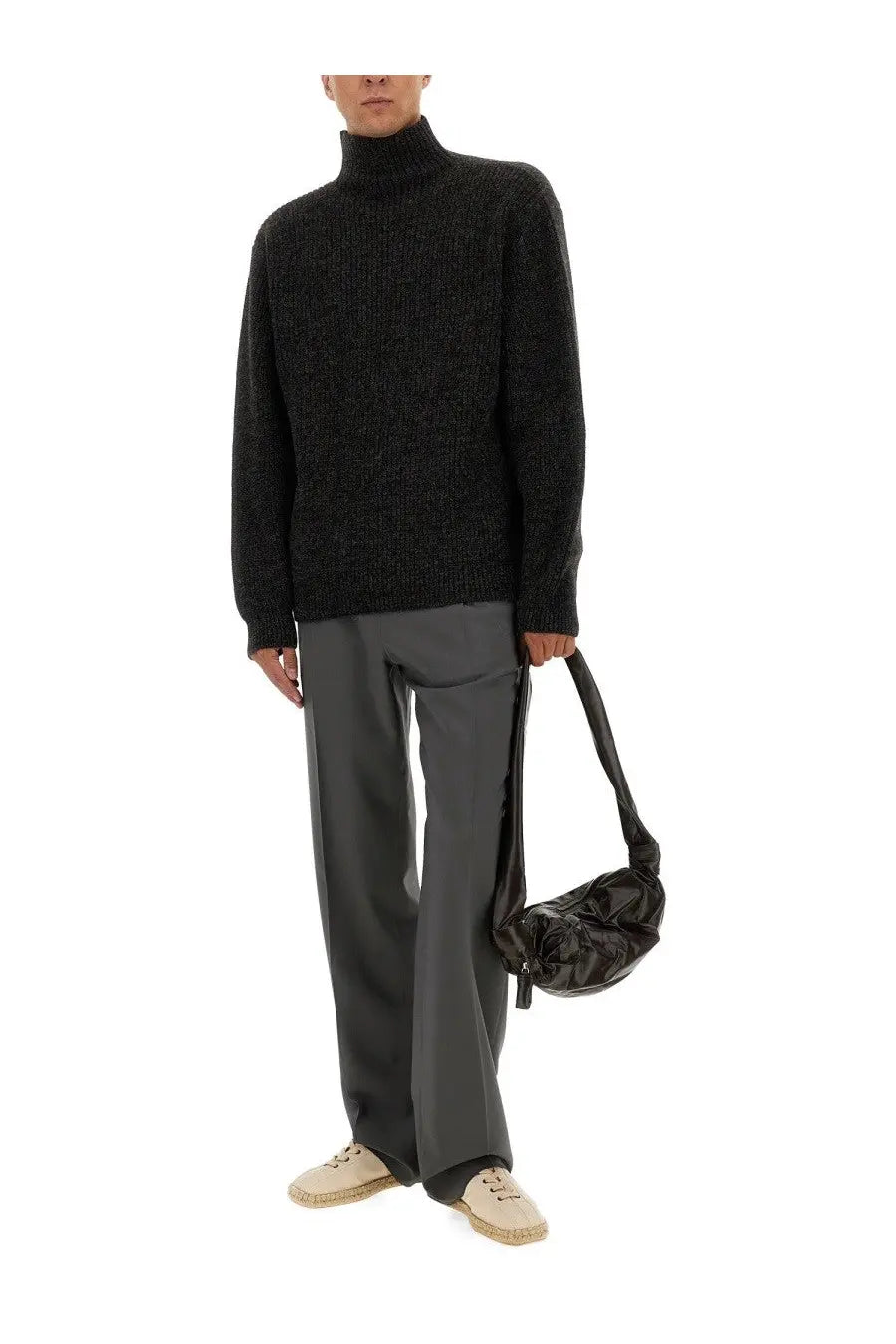 Lemaire Men's Turtleneck Sweater Black, view 2