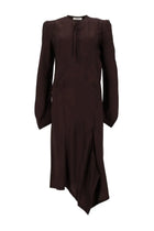 Lemaire Women's Pleated Dress Brown