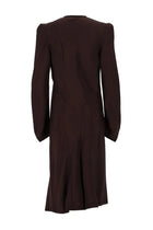 Lemaire Women's Pleated Dress Brown, view 2