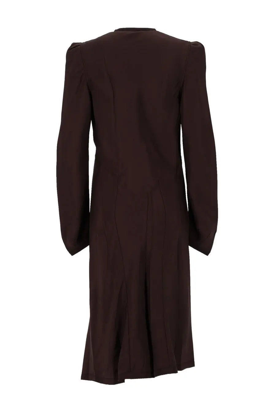 Lemaire Women's Pleated Dress Brown, view 2