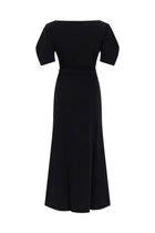 Lemaire Women's Cotton and Linen Midi Dress Black, view 3