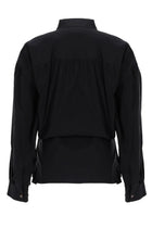 Lemaire Women's Straight Collar Twisted Shirt Black, view 3