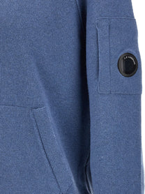 C.P. Company Lens Cardigan Blue