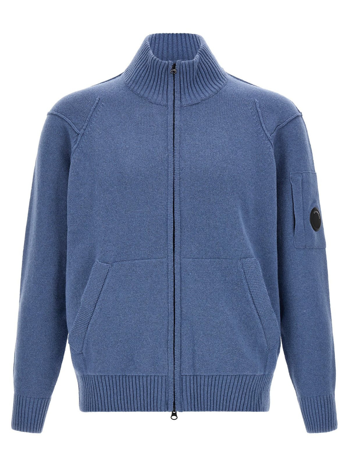 C.P. Company Lens Cardigan Blue