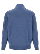 C.P. Company Lens Cardigan Blue