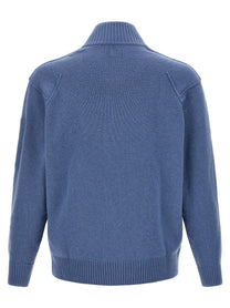 C.P. Company Lens Cardigan Blue