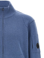 C.P. Company Lens Cardigan Blue