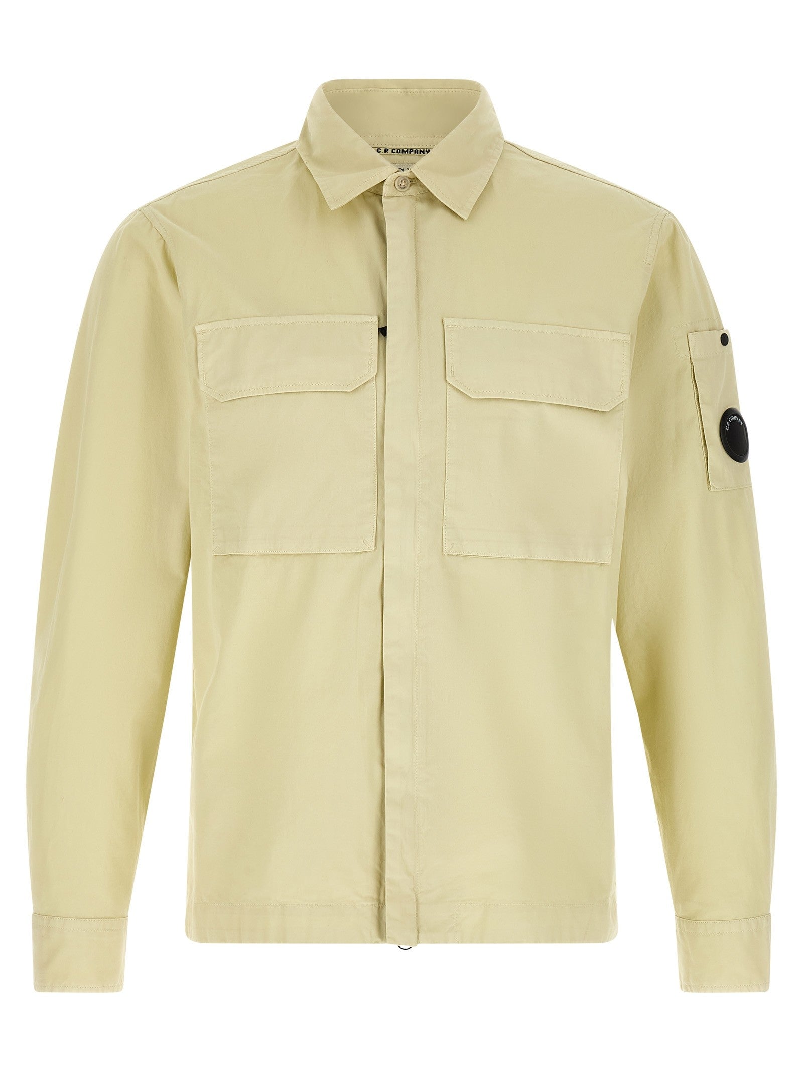 C.P. Company Lens Overshirt Beige