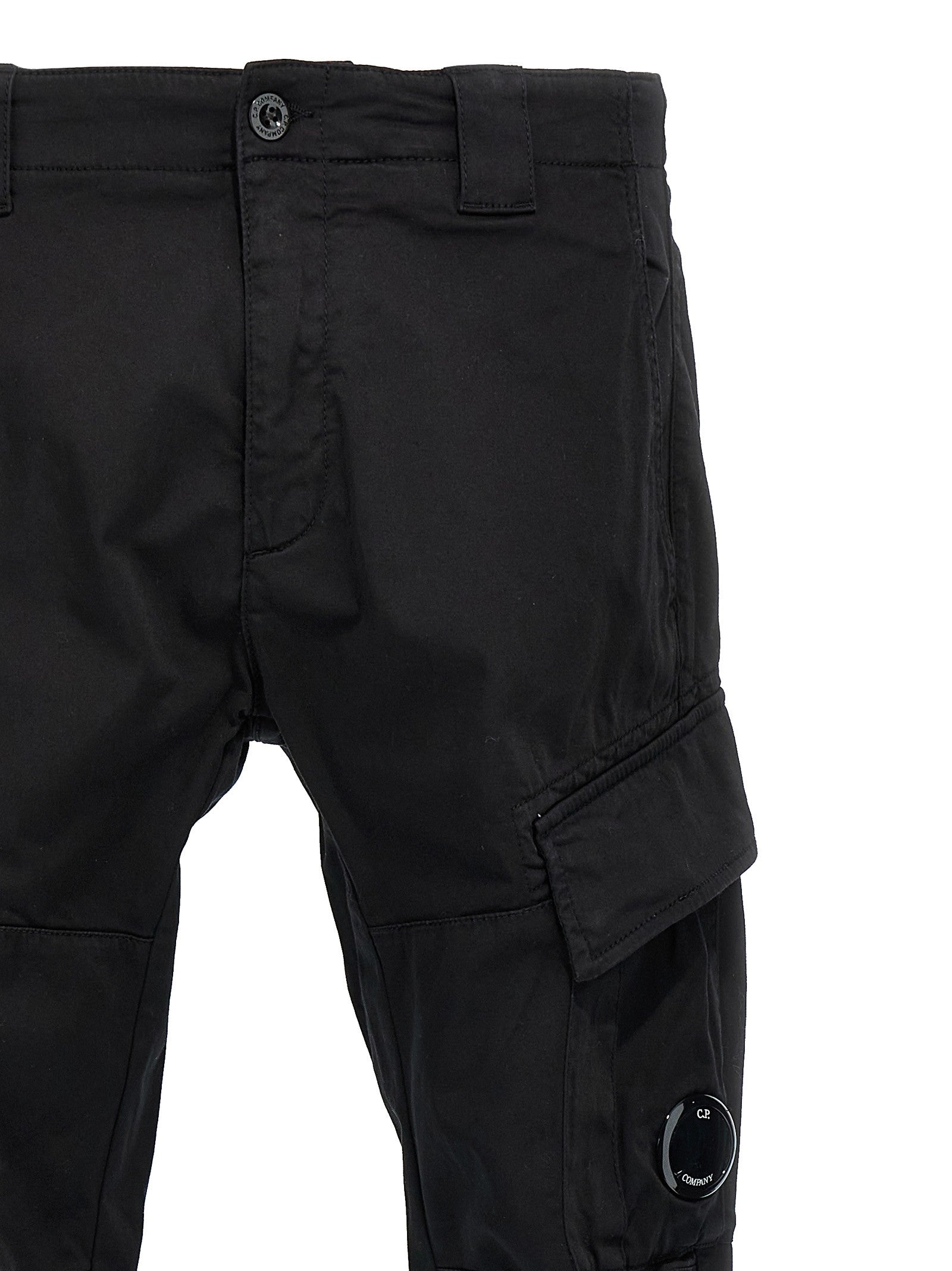 C.P. Company Lente Cargo Pants Black