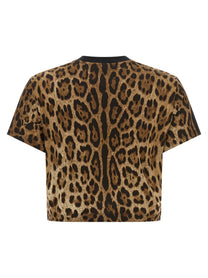 Dolce &amp; Gabbana Leo Cropped Shirt Brown