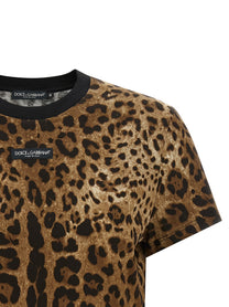 Dolce &amp; Gabbana Leo Cropped Shirt Brown