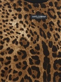 Dolce &amp; Gabbana Leo Cropped Shirt Brown