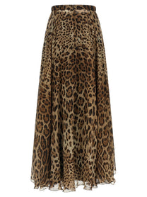 Dolce &amp; Gabbana Leo Skirt Brown