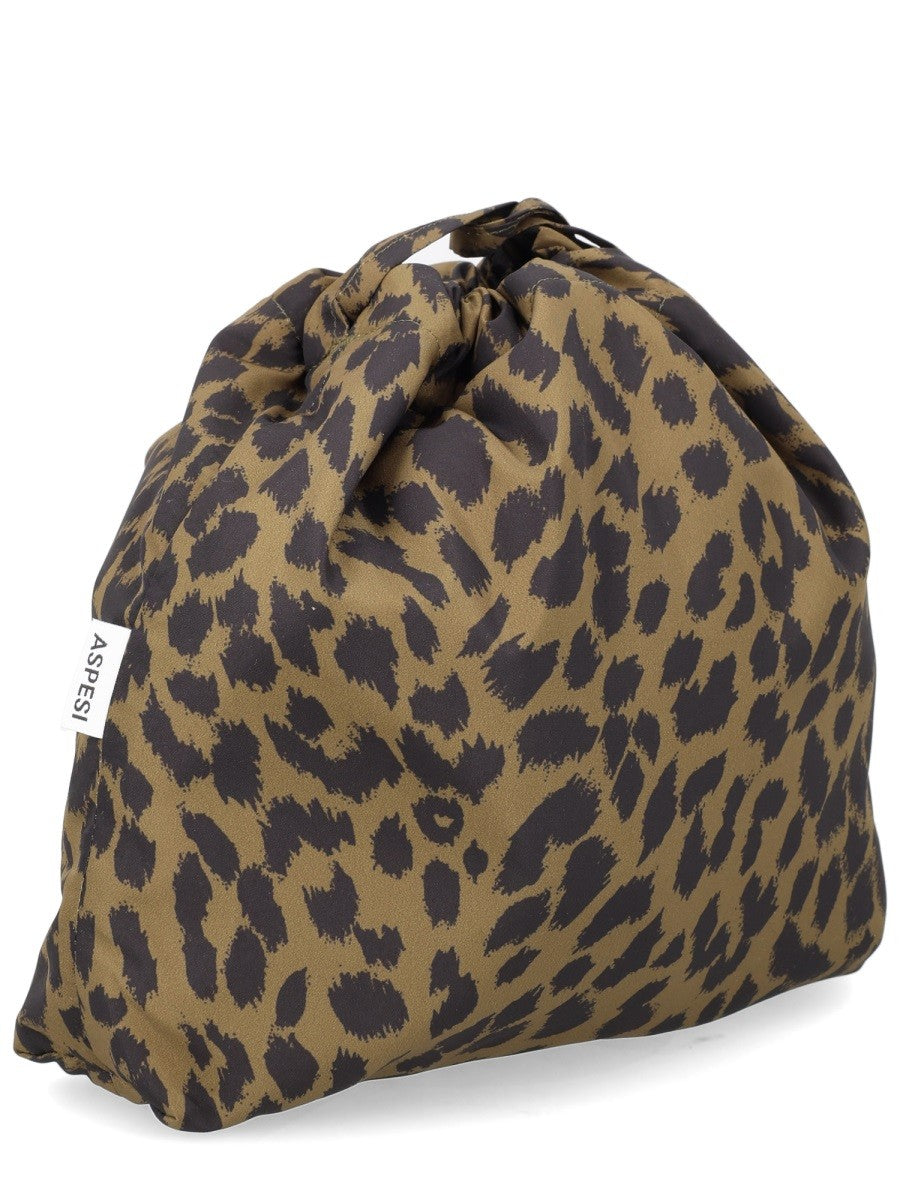 Aspesi Women's Leopard Print Bag Pattern Aspesi