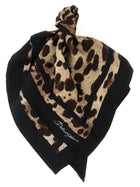 Dolce &amp; Gabbana Leopard Print Scarf Brown