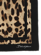 Dolce &amp; Gabbana Leopard Print Scarf Brown, view 2