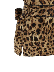 Dolce &amp; Gabbana Leopard Shirt Brown