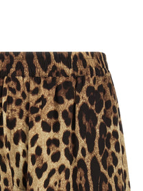 Dolce &amp; Gabbana Leopard Shorts Brown