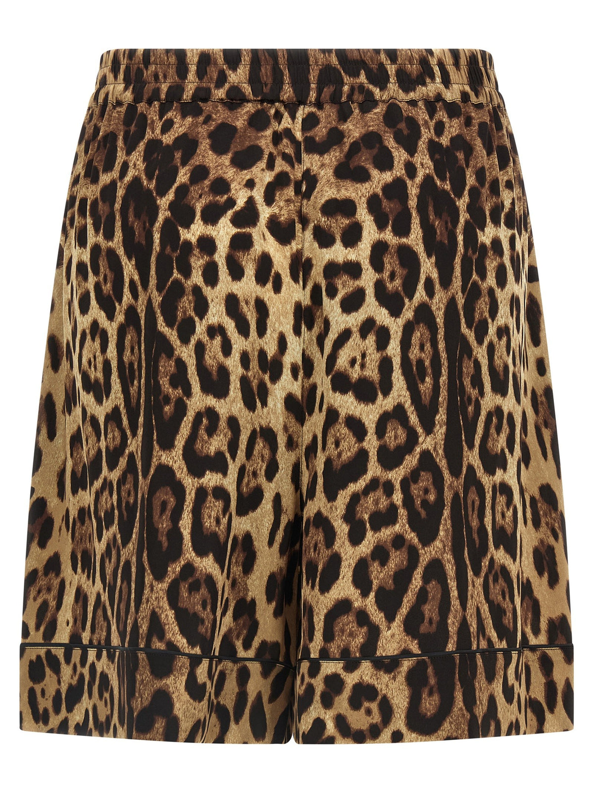Dolce &amp; Gabbana Leopard Shorts Brown