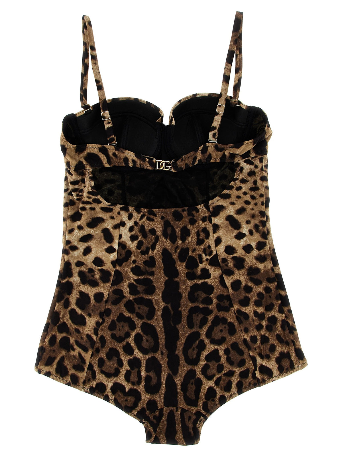 Dolce &amp; Gabbana Leopardo One Piece Swimsuit Brown