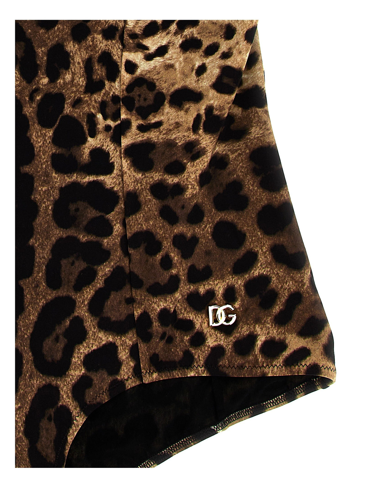 Dolce &amp; Gabbana Leopardo One Piece Swimsuit Brown