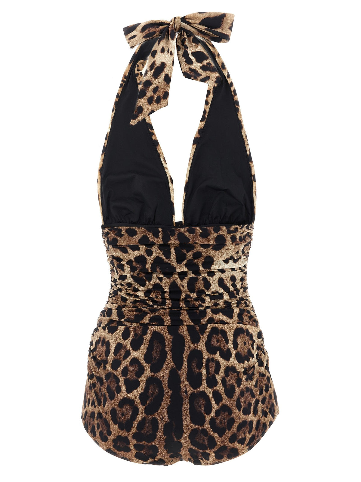 Dolce &amp; Gabbana Leopardo One Piece Swimsuit Brown