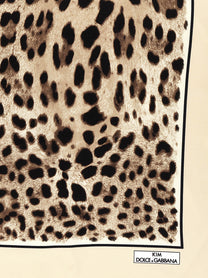 Dolce &amp; Gabbana Leopardo Scarf Gold