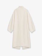 The Frankie Shop Women's Leroy Wool Blend Coat White, view 2