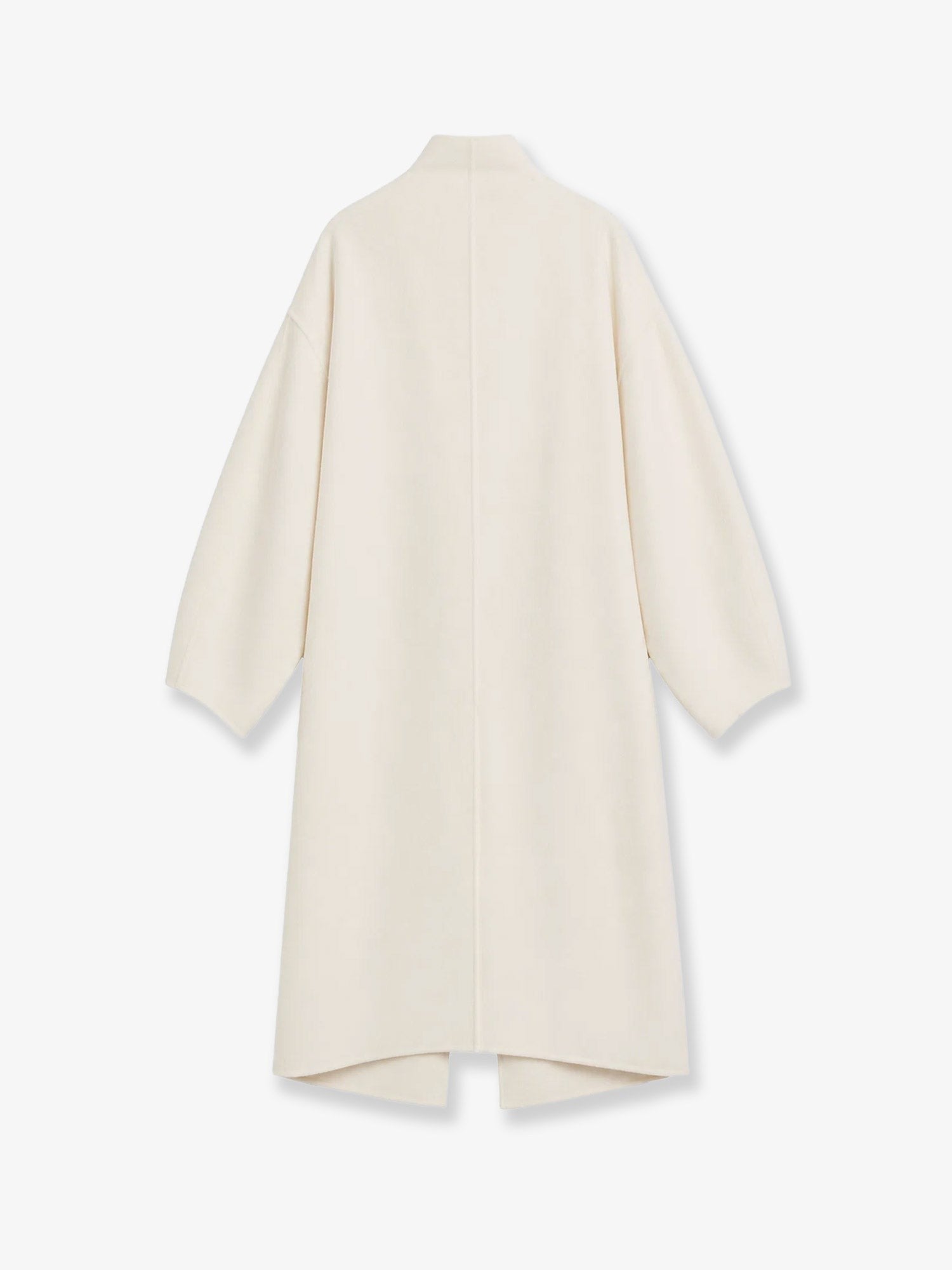 The Frankie Shop Women's Leroy Wool Blend Coat White