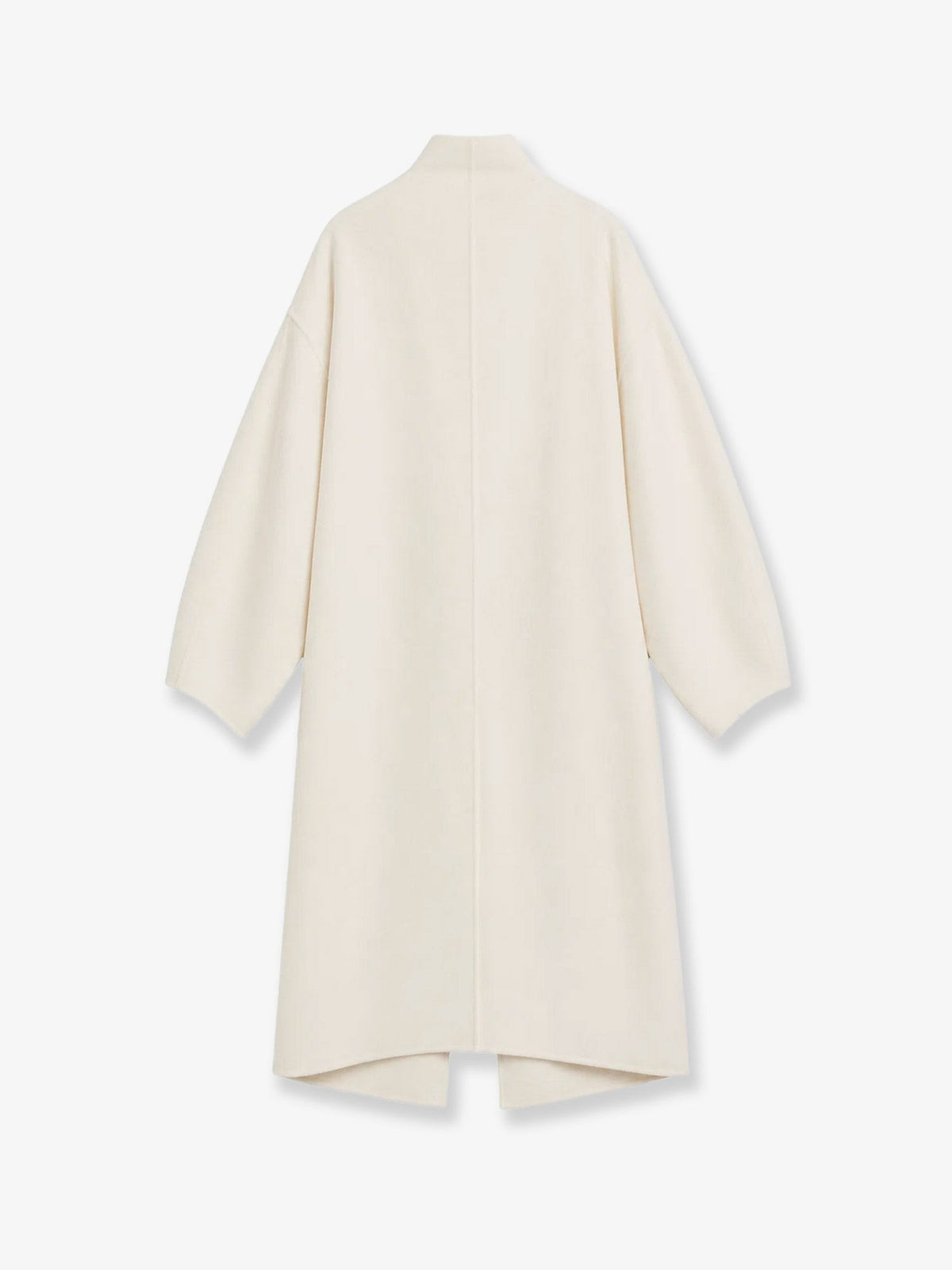 The Frankie Shop Women's Leroy Wool Blend Coat White, view 2