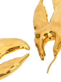 JACQUEMUS Les Boucles Homard Earrings Gold