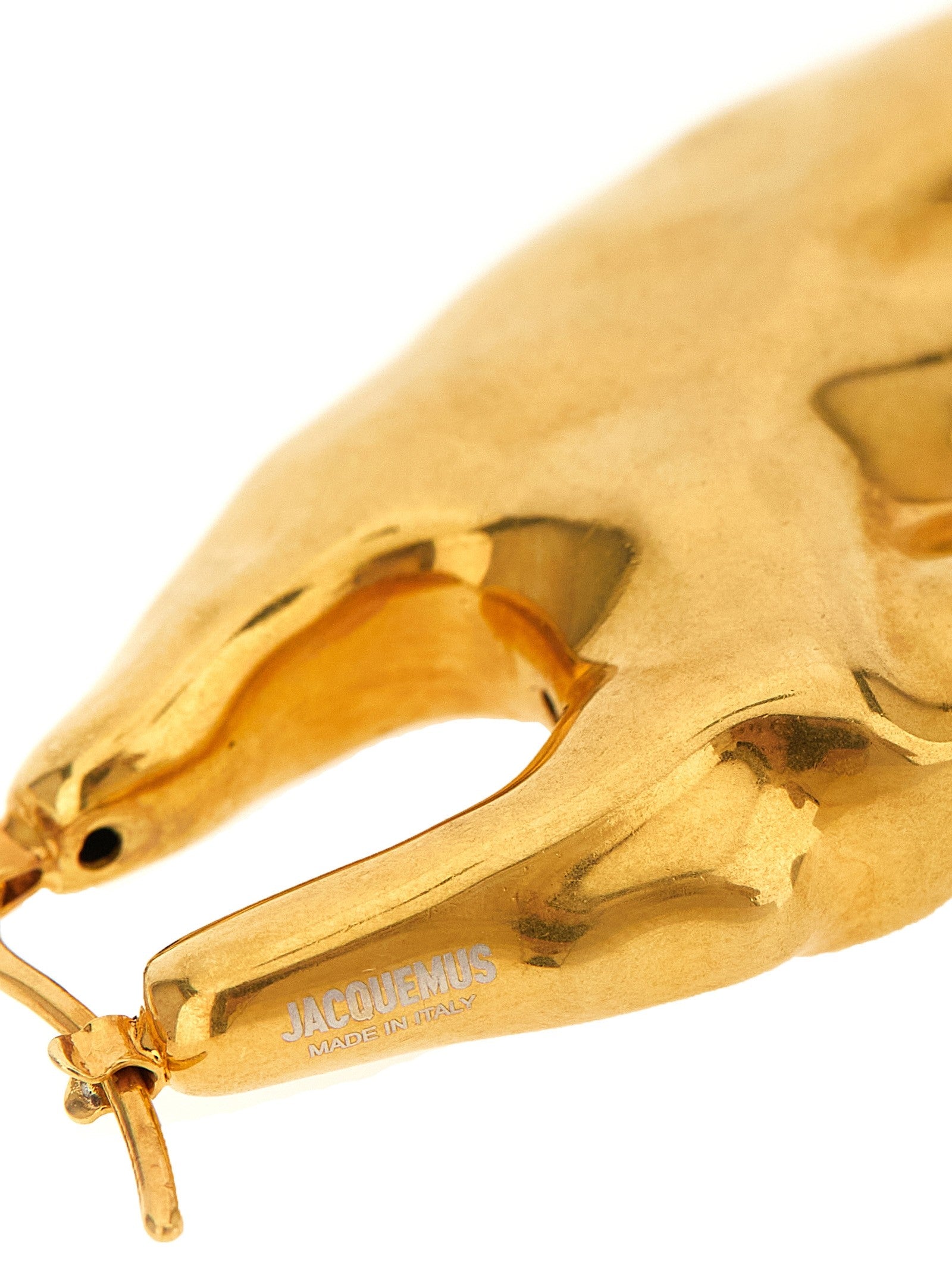 JACQUEMUS Les Boucles Homard Earrings Gold