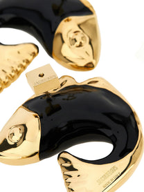JACQUEMUS Les Boucles Poisson Earrings Black