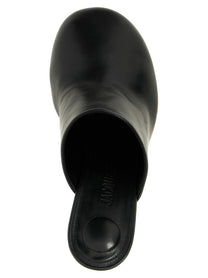 JACQUEMUS Les Mules Bisou Mules Black